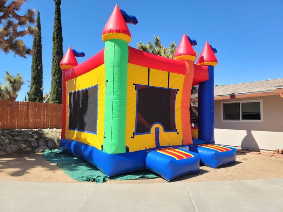 Colorful Castle Bounce House